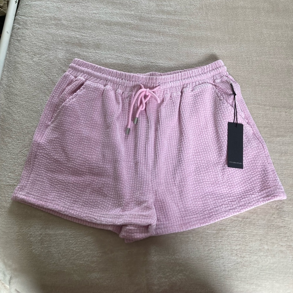 NWT soft corduroy drawstring shorts by Forever 21